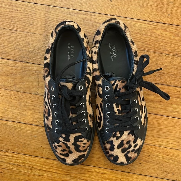 Polo Ralph Lauren Women’s faux fur sneakers - Picture 4 of 5